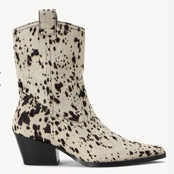 STAUD Shoes - STAUD June Boot in Black and White Haircalf size 39